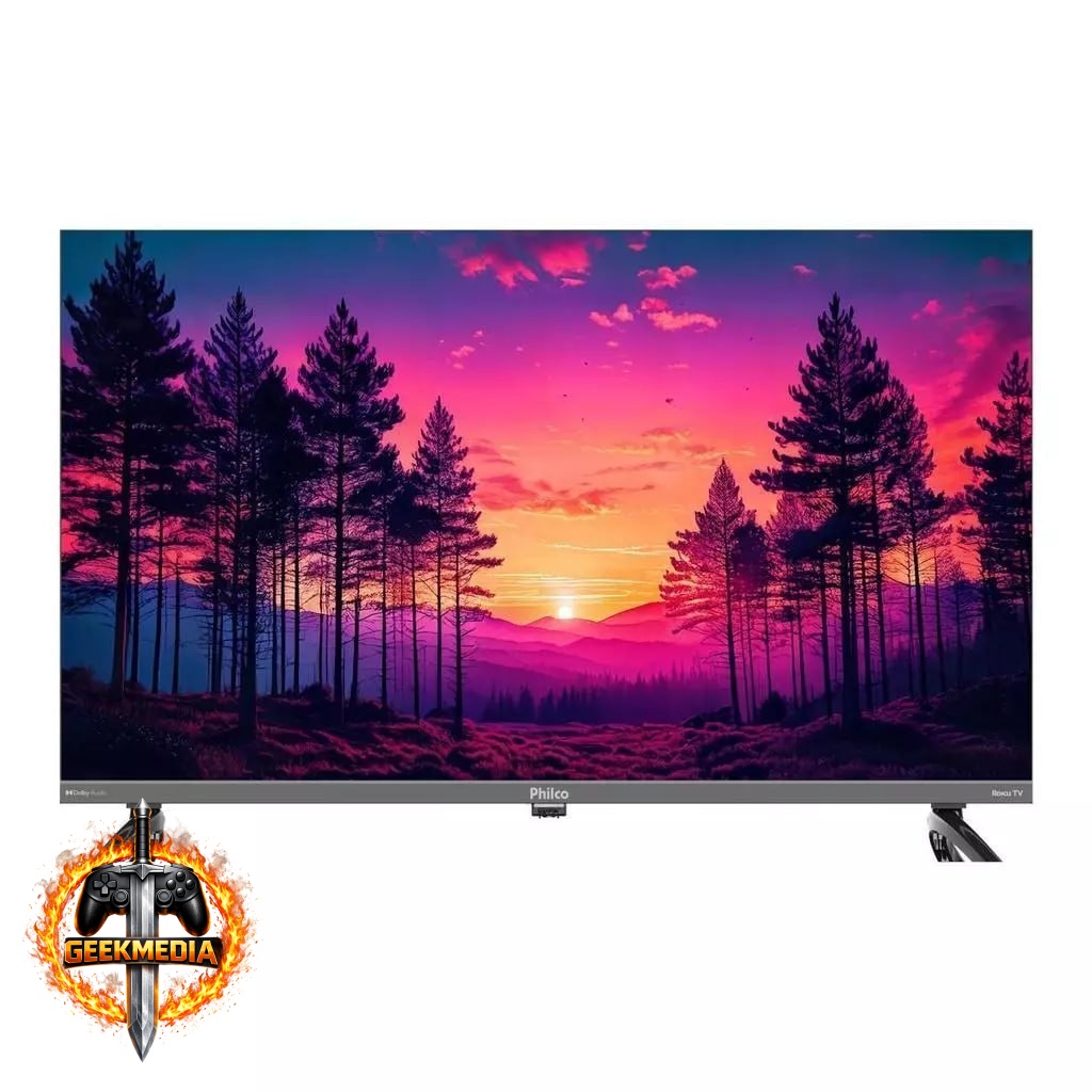 Smart TV 43" Philco QLED HDR10 Roku TV P43KRB