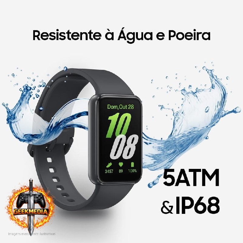 Samsung Galaxy Fit3 - Display 1.6" - Monitor de Saúde - Grafite