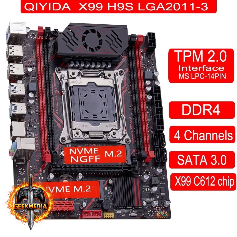 Placa Mãe Qiyida X99 H9S