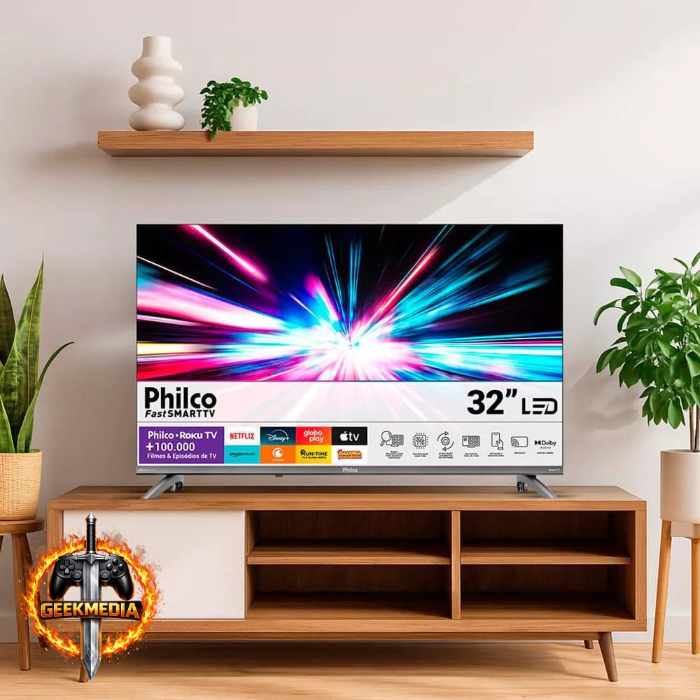 Smart TV LED 32" Dolby Audio Philco PTV32CRB