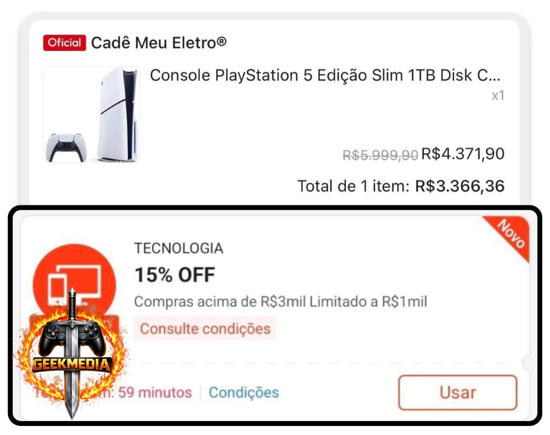 PS5 com Desconto Exclusivo