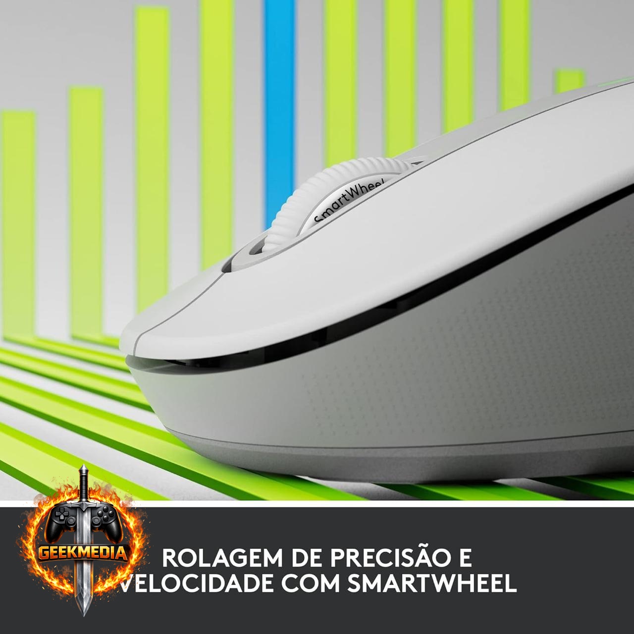 Mouse Sem Fio Logitech Signature M650 Branco