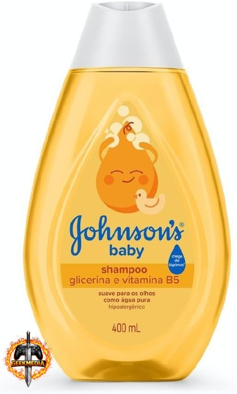 Shampoo Para Bebê Johnson's Baby de Glicerina 400ml
