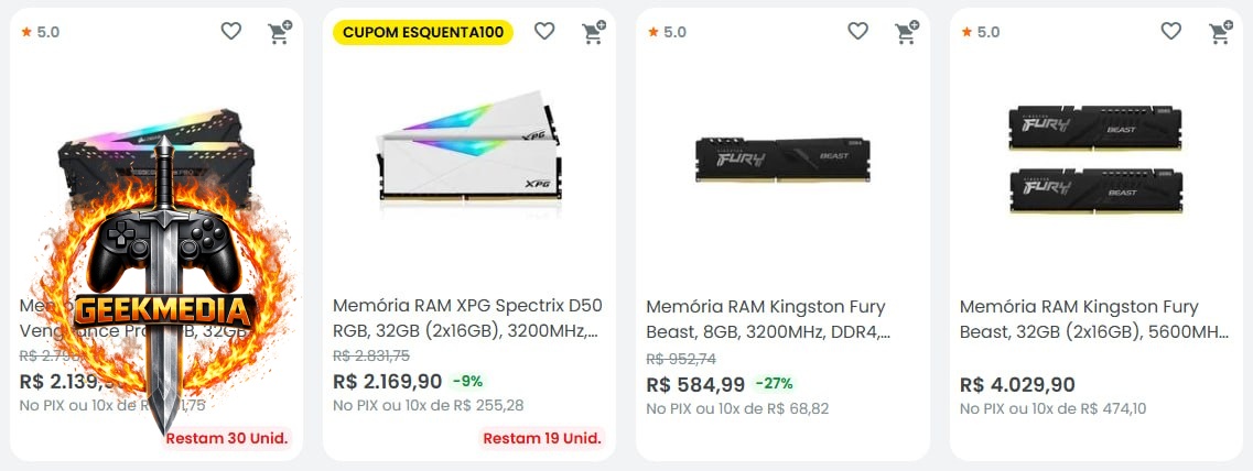 Memória RAM Rise Mode Z 8GB DDR4 3200MHz CL19