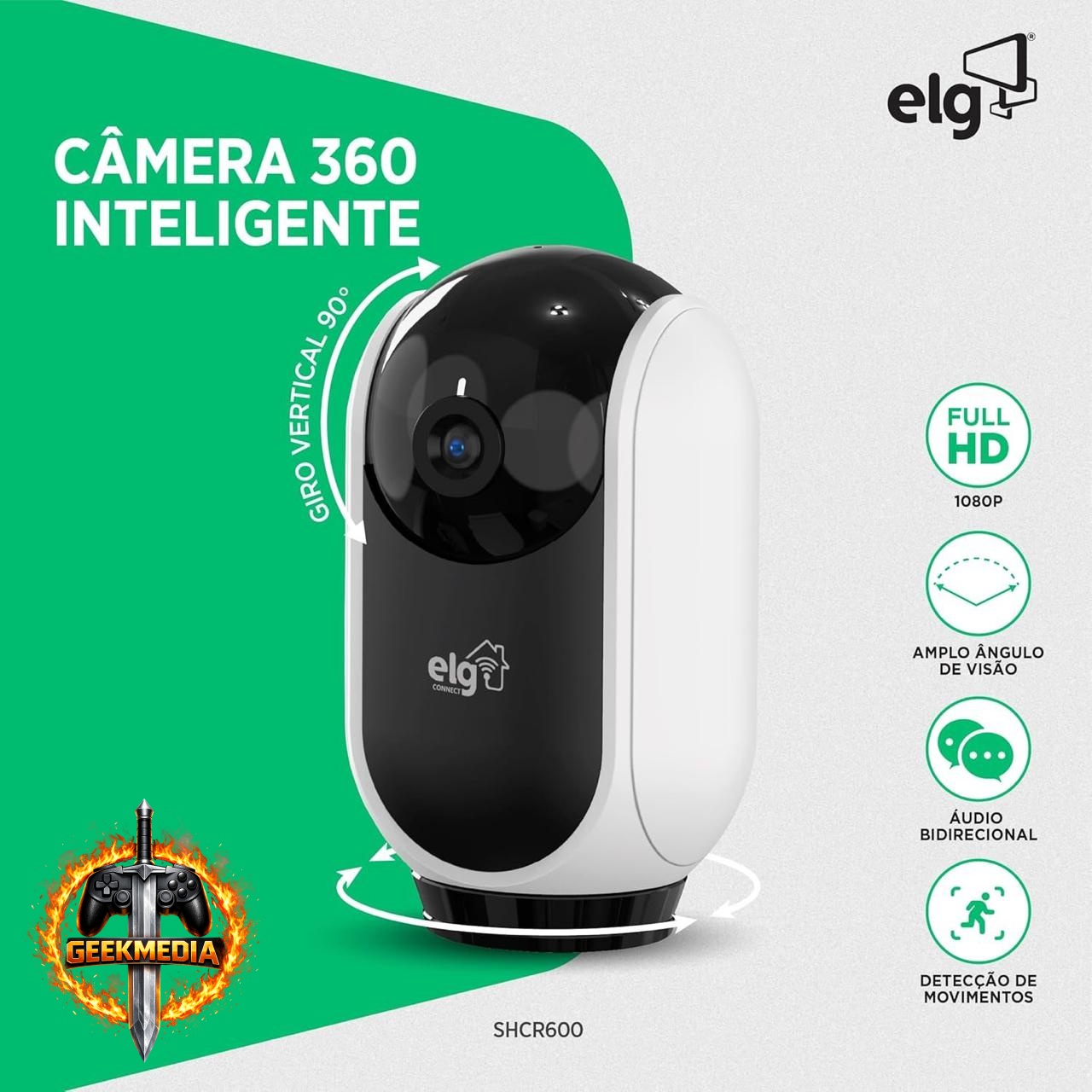 Câmera Robô 360 ELG Full HD 1080p