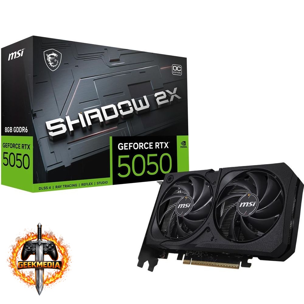 Placa de Vídeo RTX 5050 8GB MSI Shadow