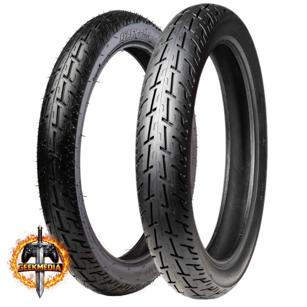 Par Pneu Flash Tyre 90/90-18 e 2.75-18