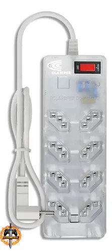 Filtro de Linha Clamper Energia 8 Tomadas Bivolt