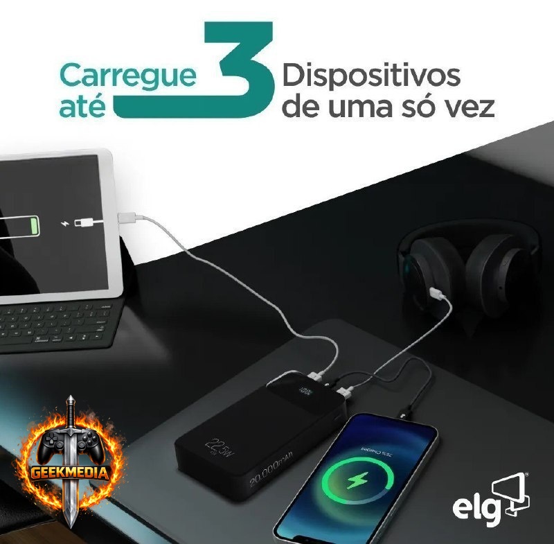 Power Bank Pro 20000mAH ELG PB200BK