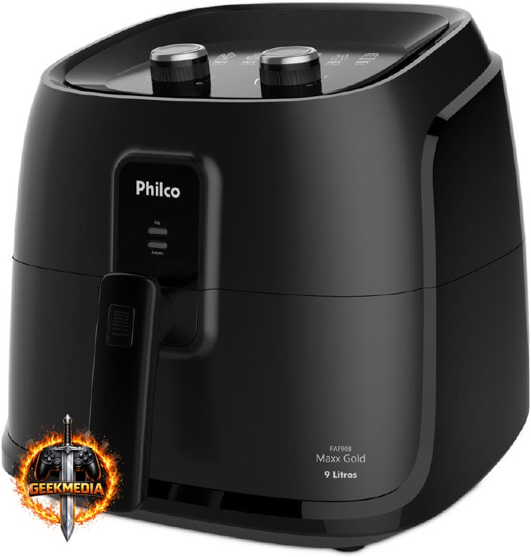Philco Air Fryer 9L 2000W Cesto Quadrado Gold - 220V