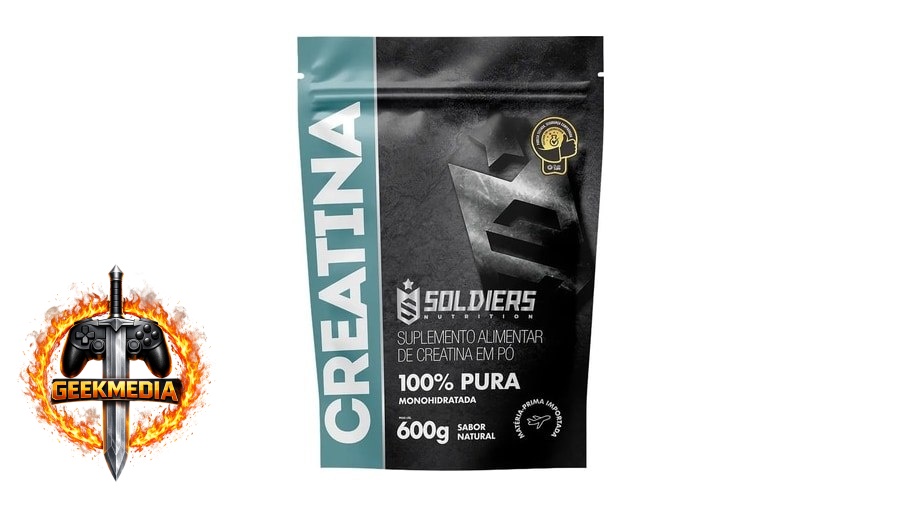 Creatina 600g Monohidratada 100% Pura Soldiers Nutrition