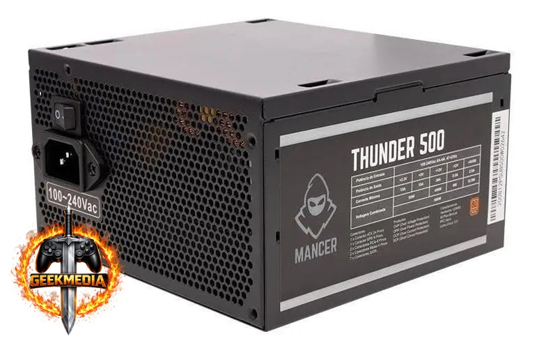 Fonte Mancer Thunder 500W 80 Plus Bronze
