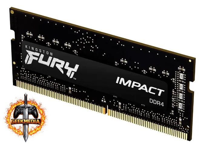 Memória RAM Fury Impact 16GB HyperX 2666MHz SODIMM Kingston