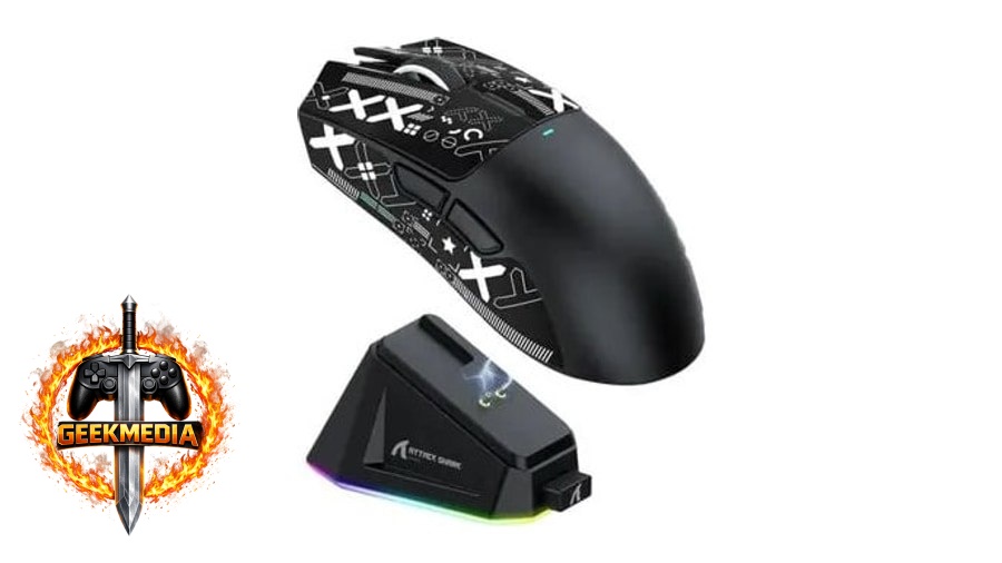 Mouse Sem Fio Attack Shark X11 com Dock