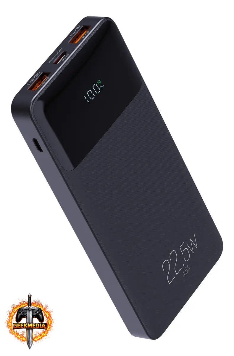 Carregador Portátil Power Bank Solar Turbo 50.000mah Rápido