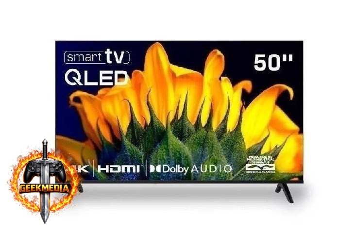 Smart TV HQ QLED 50 Polegadas 4K