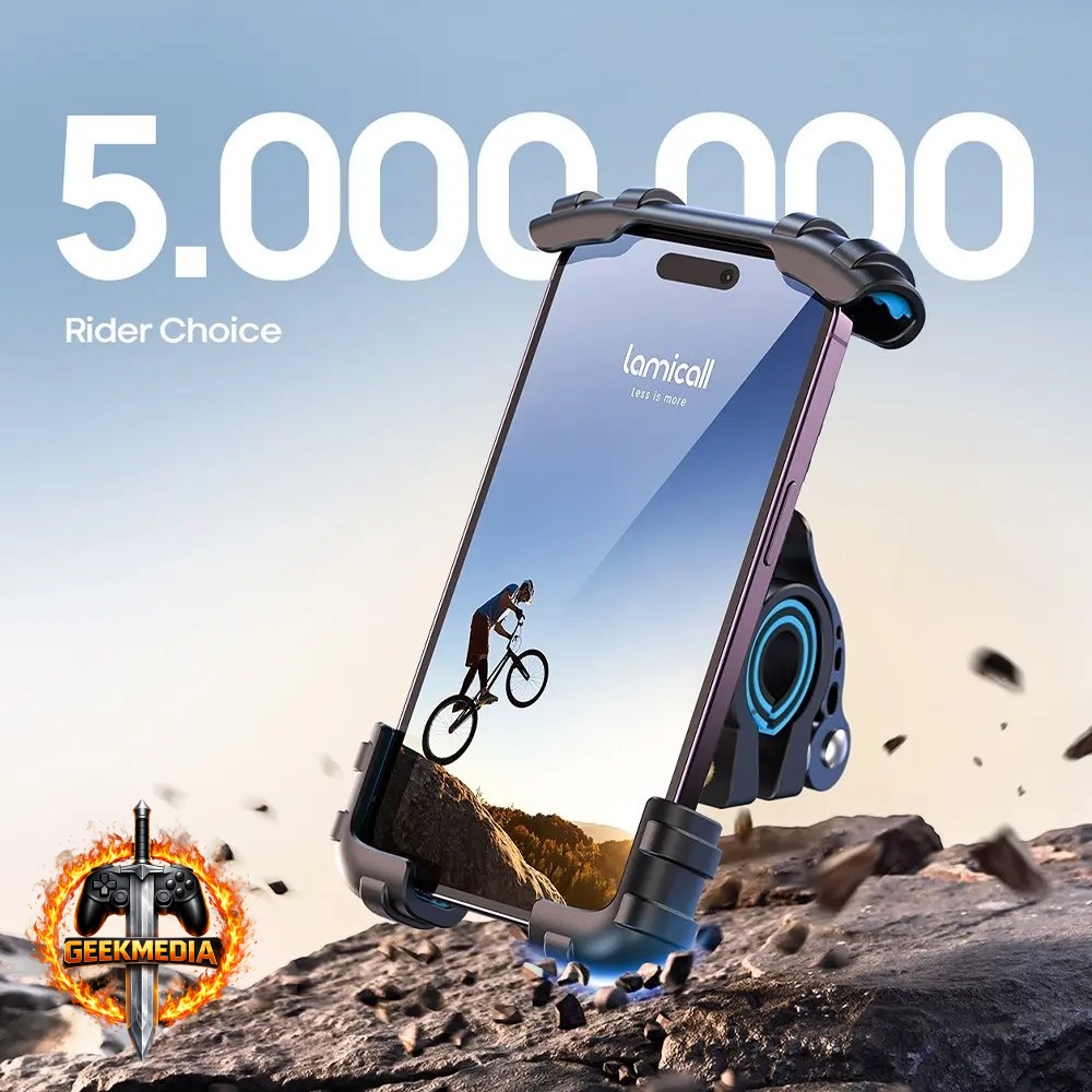 Suporte Celular Lamicall para Guidão de Moto e Bicicleta