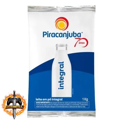 Leite Em Pó Integral Piracanjuba Pacote 1kg