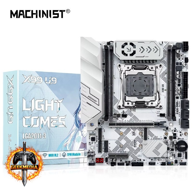 Placa Mãe Machinist X99 U9 Quad Channel