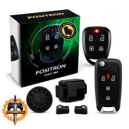 Alarme Automotivo Positron Exact Ex360 Blade  Chave Canivete Px80