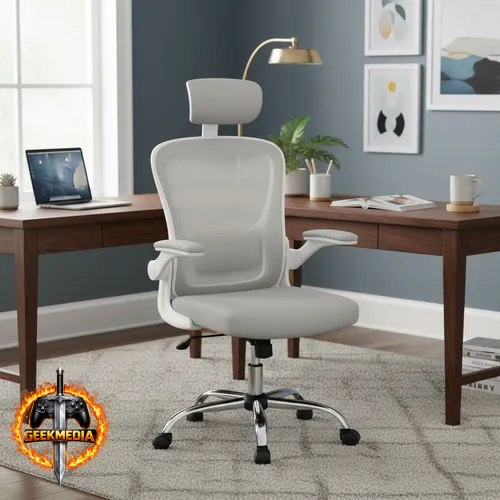 Cadeira Escritório Ergonômica Ajuste Lombar