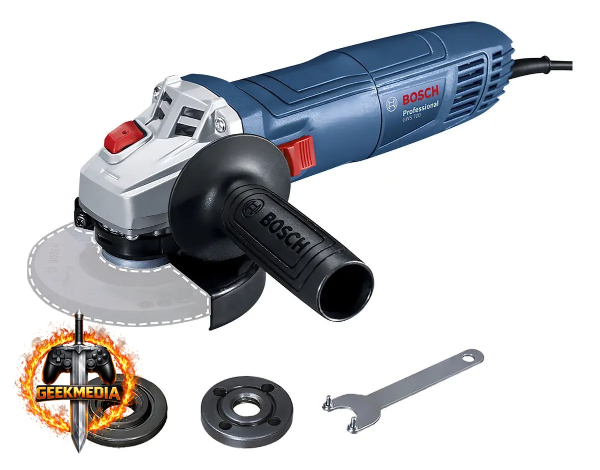 Esmerilhadeira angular Bosch Professional GWS 700 azul 710 W