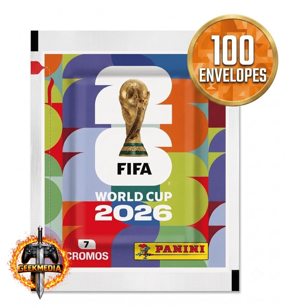700 Figurinhas Panini Copa do Mundo 2026 - 100 Envelopes