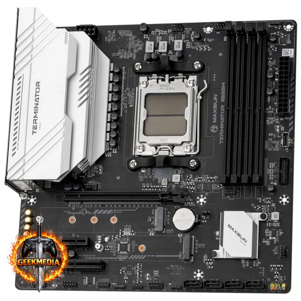 Placa Mãe Maxsun Terminator B650M, AMD AM5, mATX, DDR5