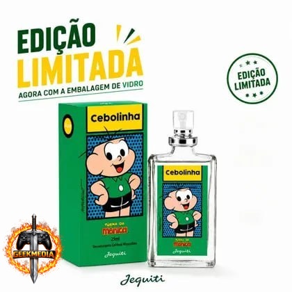 3x Perfume Cebolinha 25ml Edição Limitada Jequiti