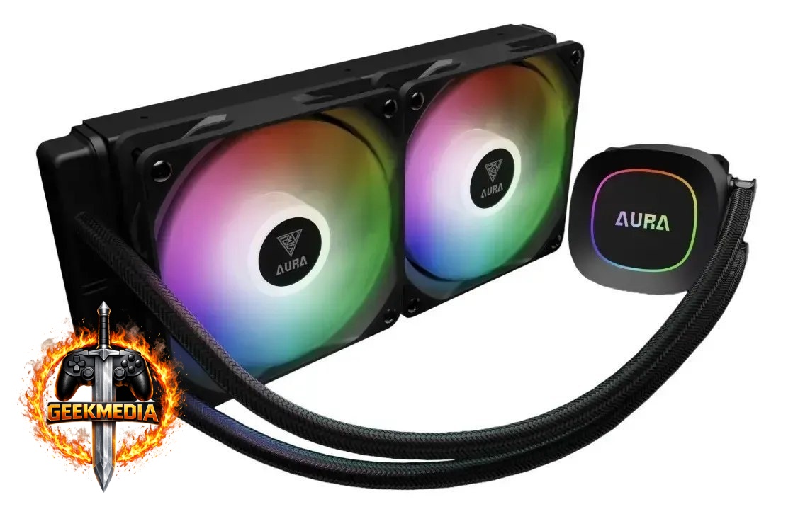 Water Cooler Gamdias Aura Gl240 Lite Preto ARGB