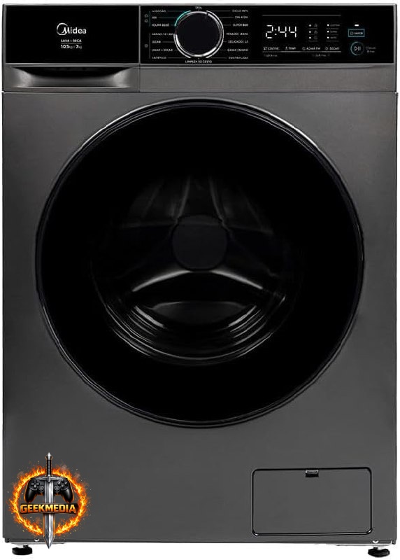 Midea Lava e Seca 10,5kg Titanium Inverter 220v