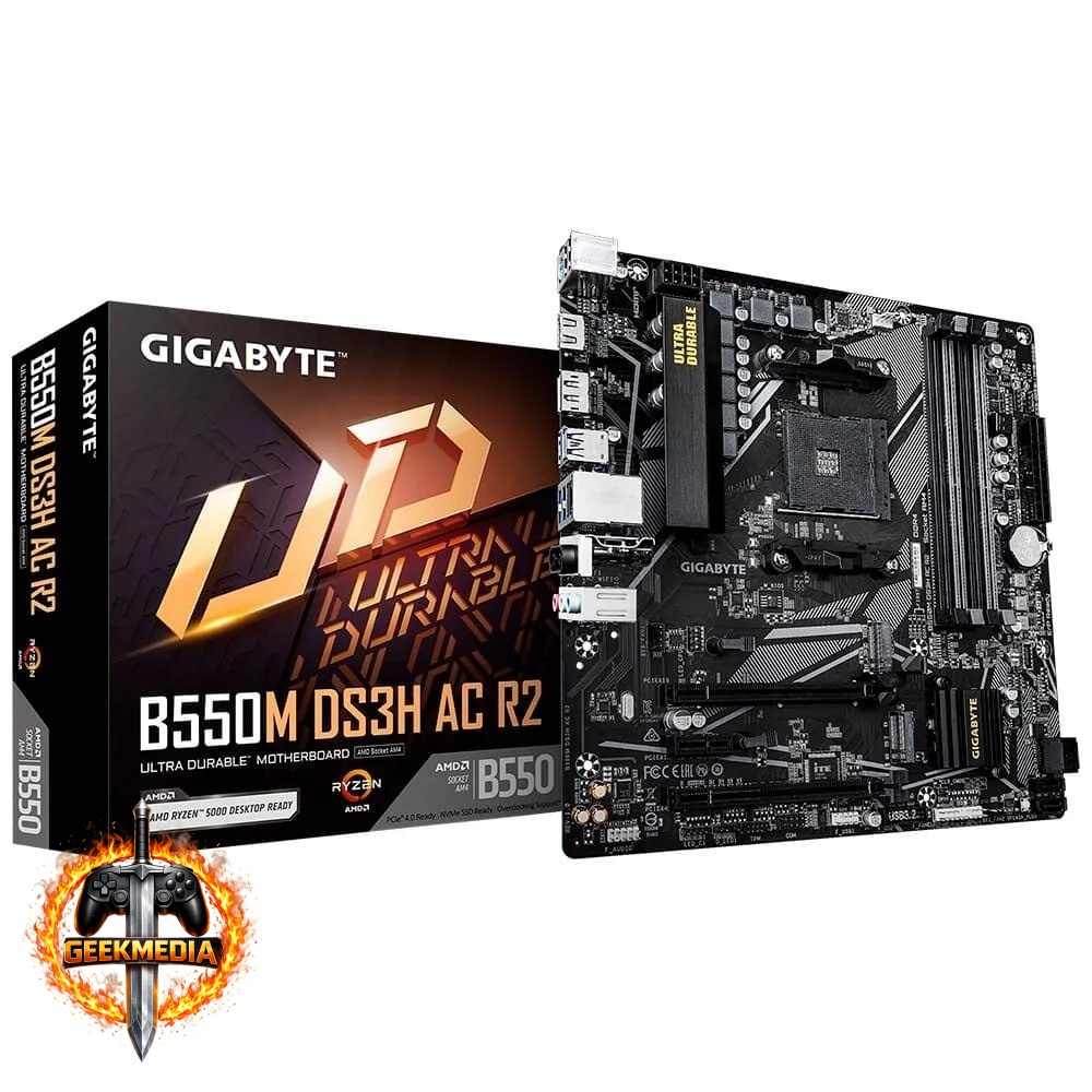 Placa Mãe Gigabyte B550M DS3H AC R2