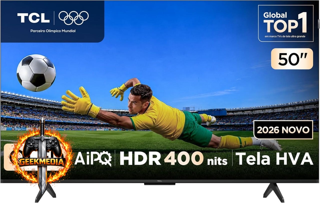 Smart TV TCL QLED 50" 4K Google TV