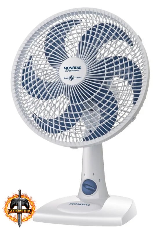 Ventilador de Mesa 30cm Super Power Mondial 60W