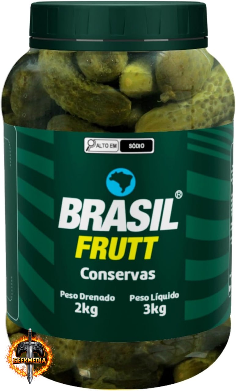 Brasil Frutt Pepino em Conserva