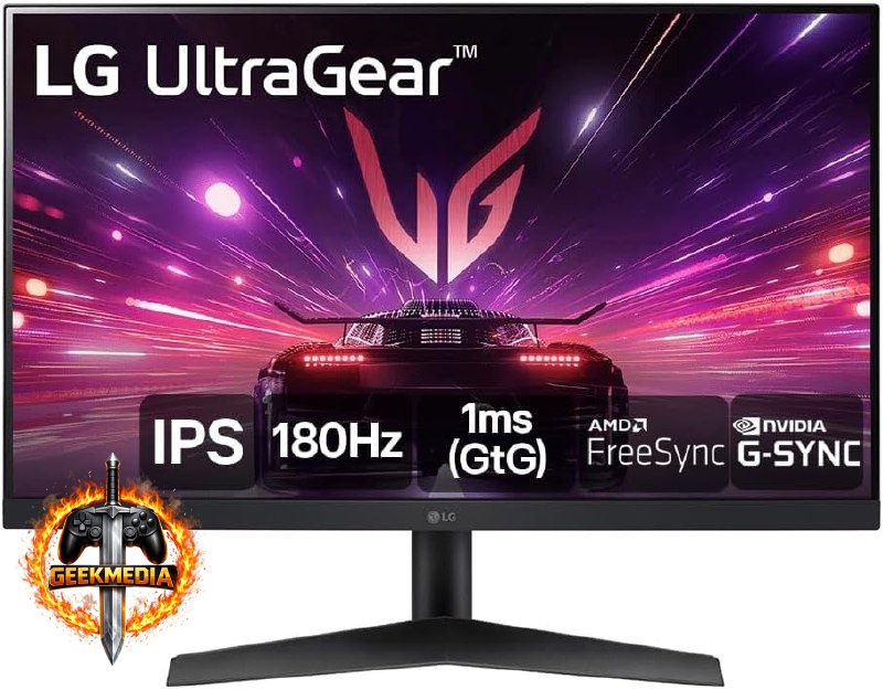 Monitor Gamer LG UltraGear 24" Full HD 180Hz
