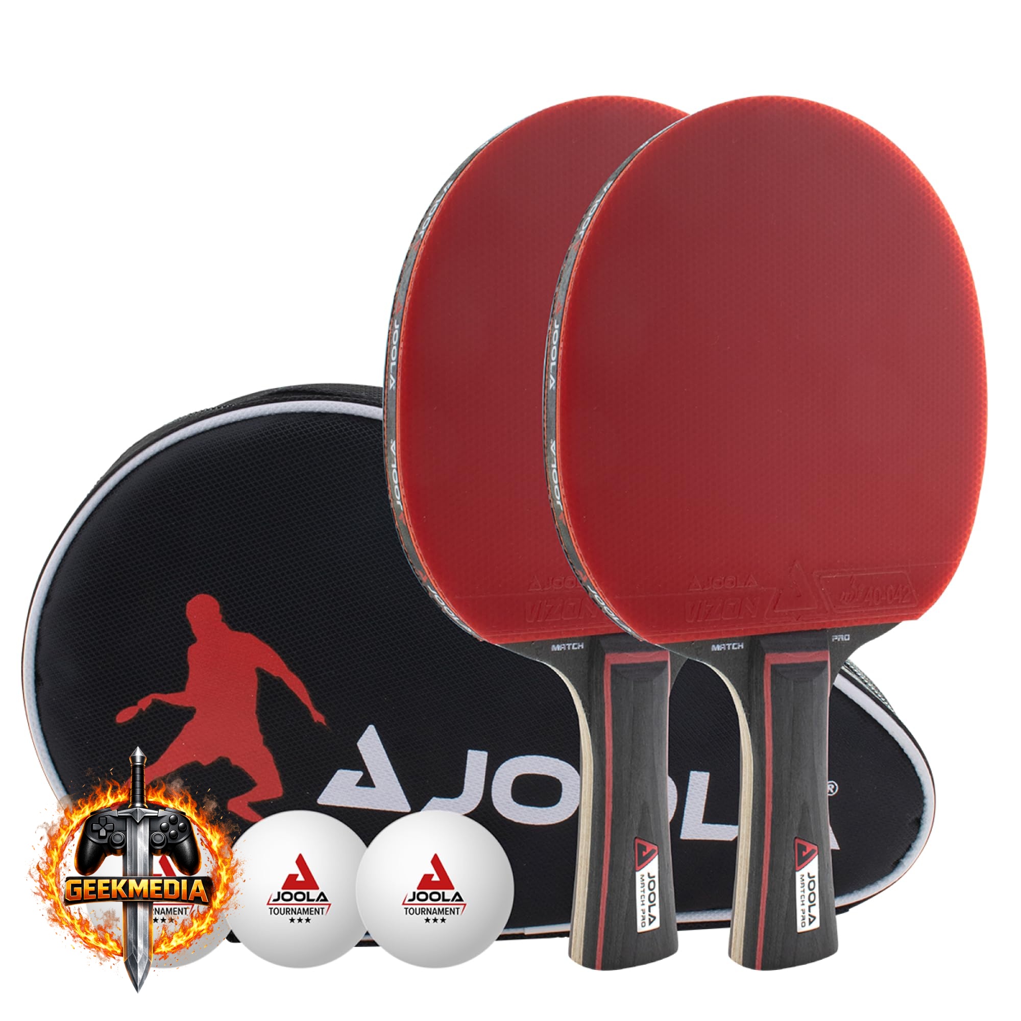 JOOLA Duo Pro Ping Pong Paddles Set