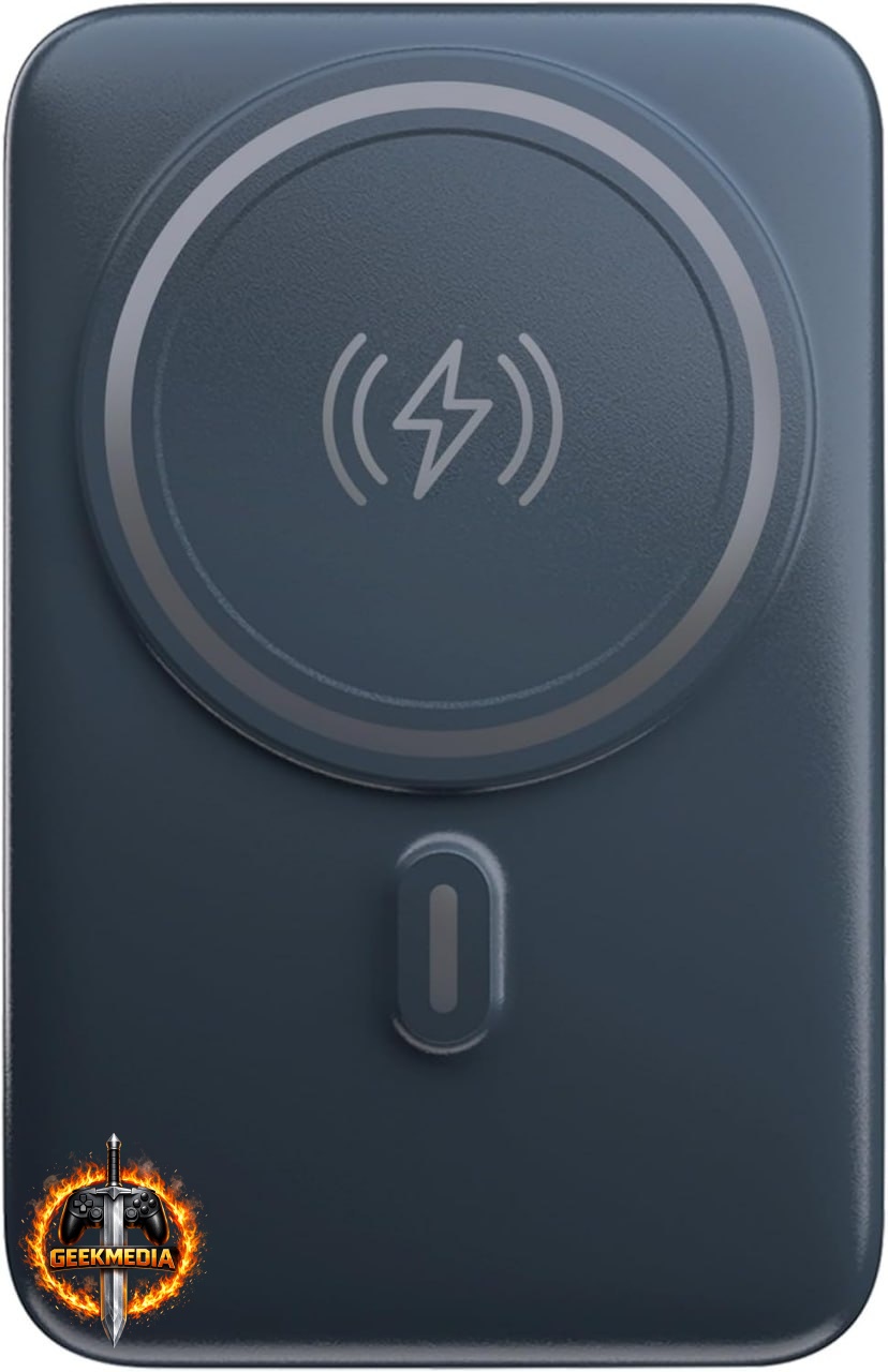 Geonav Power Bank 10.000mAh MagSafe - Cinza