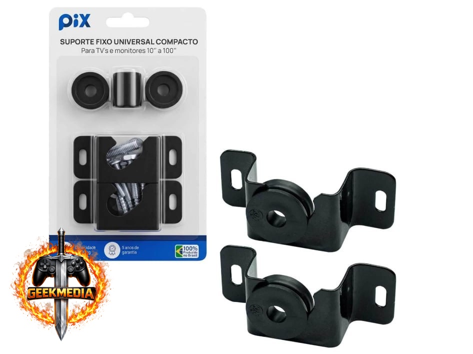 Suporte de TV PIX Fixo 10 a 100 Polegadas