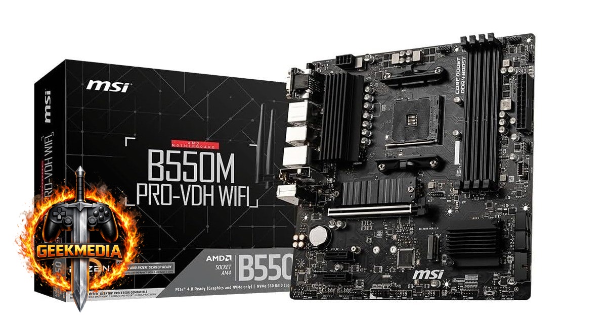 Placa-Mãe MSI B550M PRO-VDH WIFI