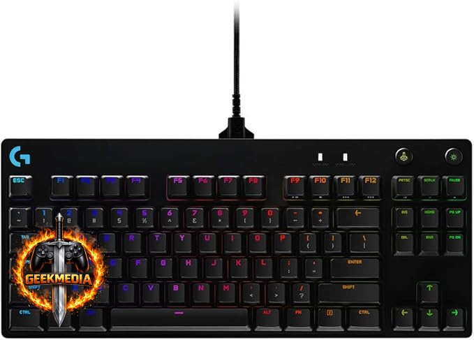 Teclado Mecânico Gamer Logitech G PRO TKL RGB LIGHTSYNC