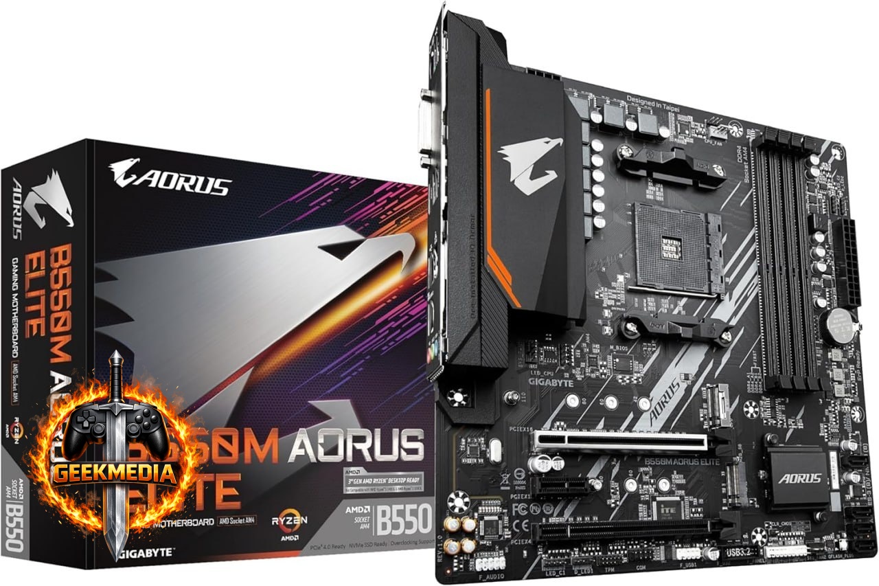 Placa Mãe Gigabyte B550M AORUS ELITE AM4