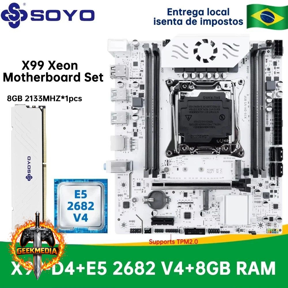 Kit X99 SOYO D4  XEON E5 2682V4  1x8GB RAM