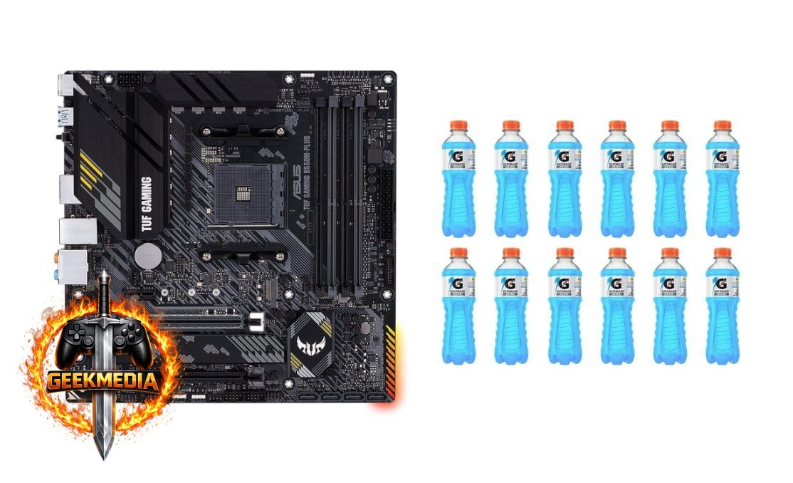 Placa-Mãe ASUS TUF Gaming B550M-PLUS AM4 mATX