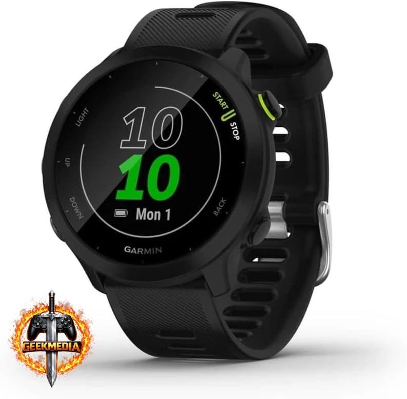 Garmin Forerunner 55 - Monitor Cardíaco GPS - Preto