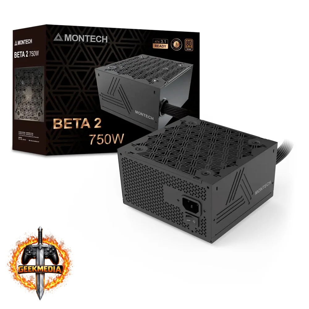 Fonte Montech Beta 2, 750W, Preto BETA2750W
