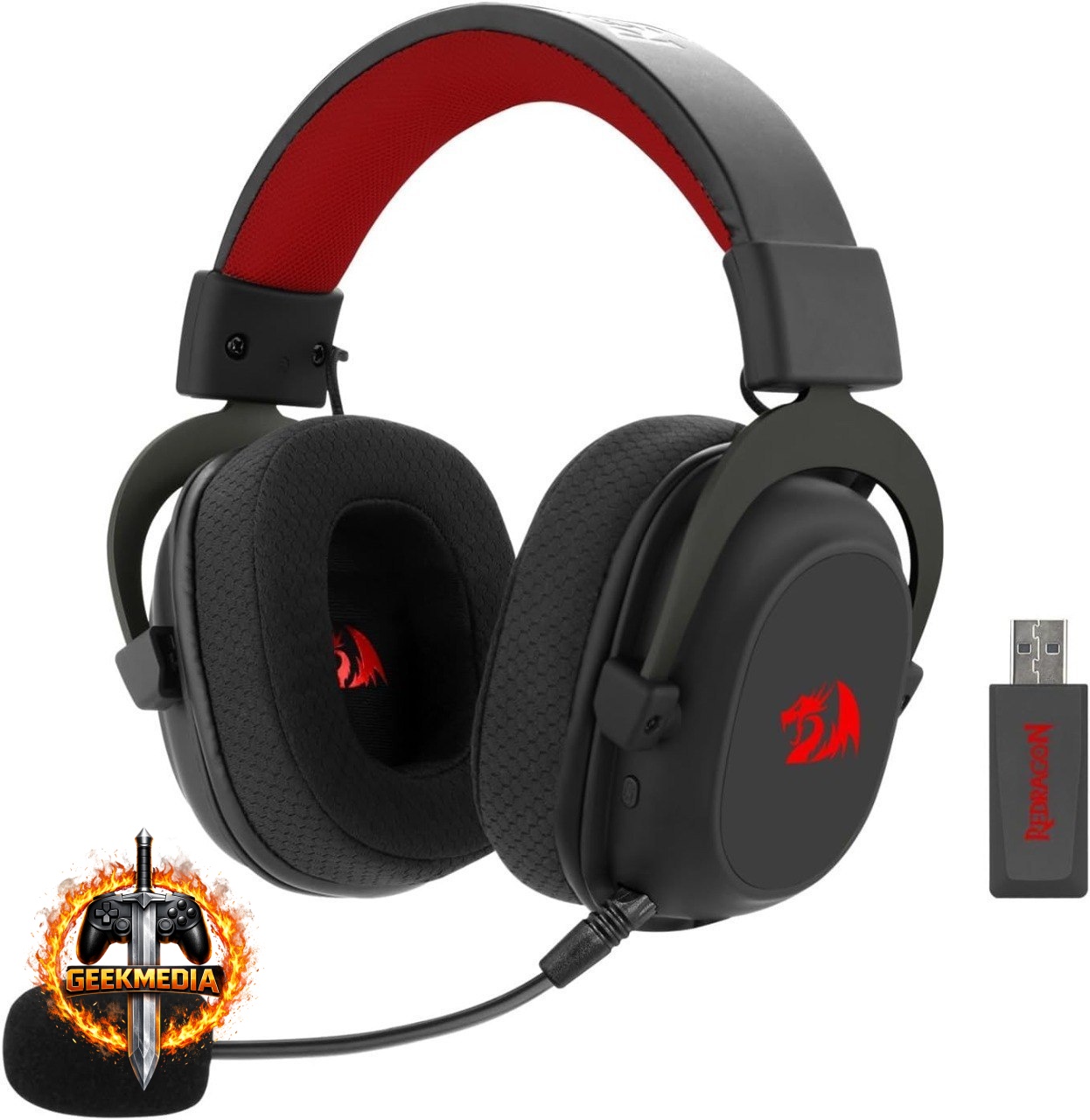 Headset Sem Fio Redragon Zeus Pro