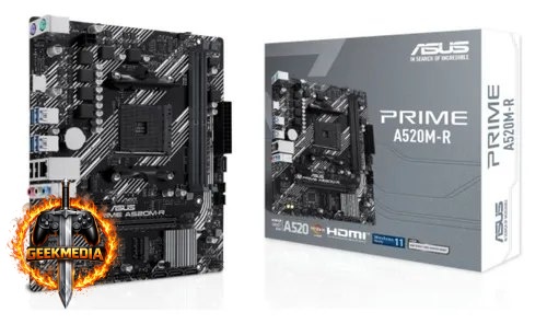 Placa Mãe Asus Prime A520M-R AM4 DDR4 M.2