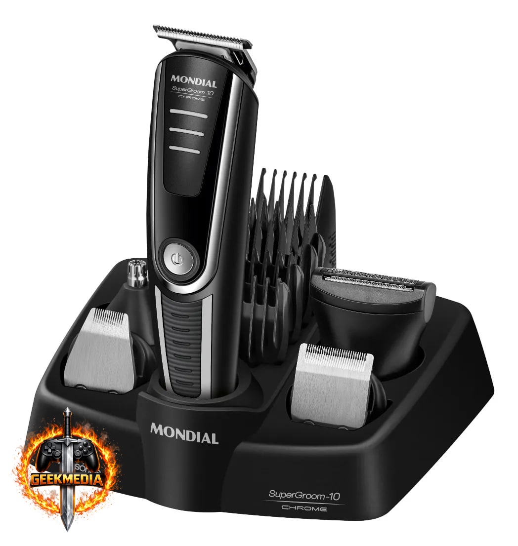 Aparador De Pelos Supergroom-10 Mondial Bivolt Bg-10