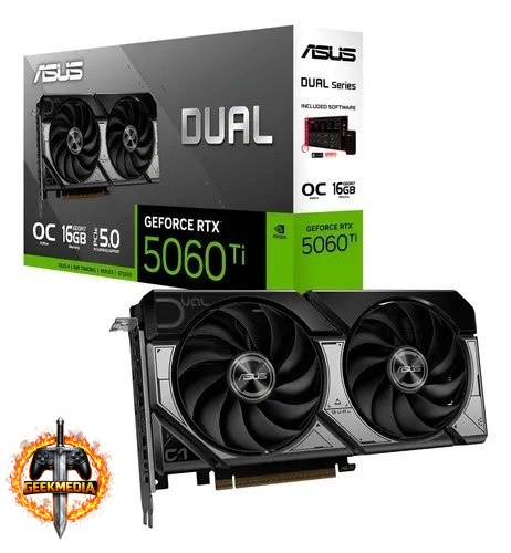 Asus Dual Geforce RTX 5060 Ti Oc 16gb Gddr7